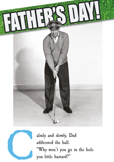 Rude Golf - A-Z Occasions | Quick Click Cards