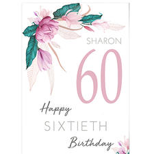 Sixtieth Birthday Floral