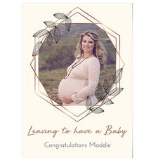 Leaving to have a Baby Photo