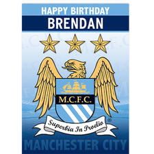 Manchester City Birthday Crest