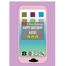Pink Mobile Text