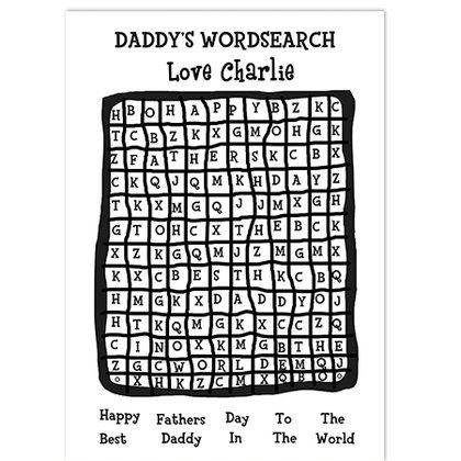 Daddy's Wordsearch