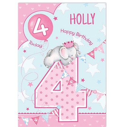 Fourth Birthday Elephant