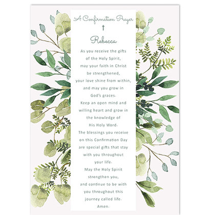 A Confirmation Prayer