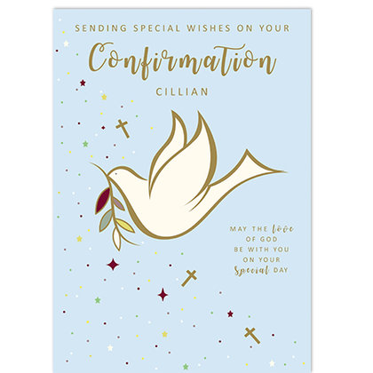 Blue Confirmation Dove