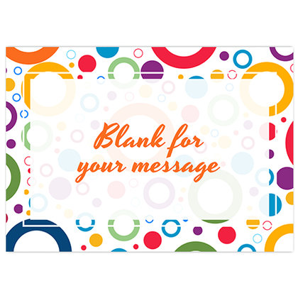 Blank Colourful Bubbles