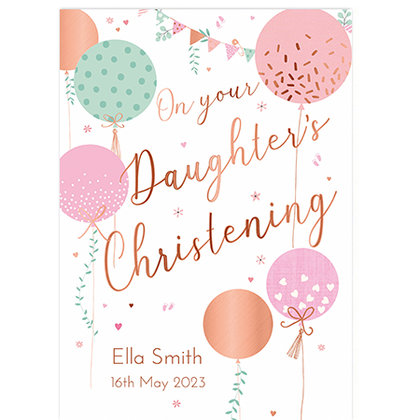 On your Daughter's Christening